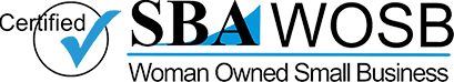 Certified SBA WOSB Women Owned Small Business logo