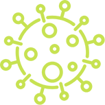 Green virus icon